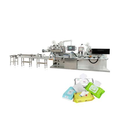 China DLP-340 High Speed ​​Food Pillow Styling Production Wet Machine Automatic Packing Machine Tissue Packing Line, Special 380v 50hz Dachang for sale