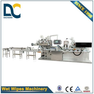 China The main engine adopts famous brand--MITSUBISHI. Full-auto Baby Wet Wipe Cloth Making Machine, Wet Towel Packing Machine, Wet Wipes Making Machine for sale