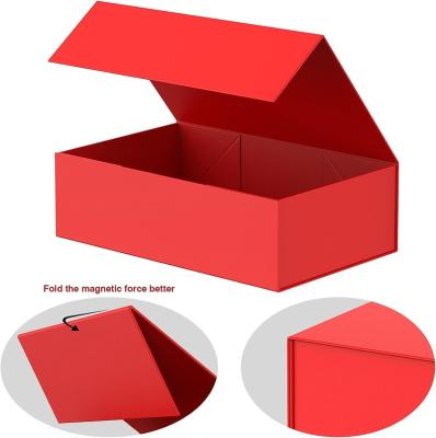 China Recyclable Whole Red Jewelry Kraft Paper Box Accessories Rectangle Sale Custom Hard Paper Gift Box for sale