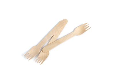 China India Biodegradable Wholesale 160mm Disposable Hot Sale Eco Friendly Stocked Wooden Fork For Daily Life for sale