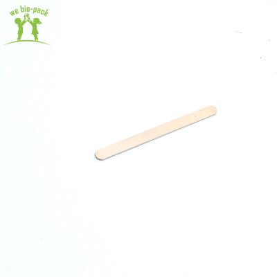 China 114mm Birch Wooden Ice Cream Spoon Viable Wooden Sticks for sale