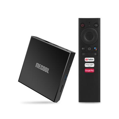 China New Amlogic S905X4 Android 10.0 2GB 16GB AV1 Youtube 4K Smart Android TV Set Top Box Netflix OEM/ODM MECOOL KM6 Certified for sale