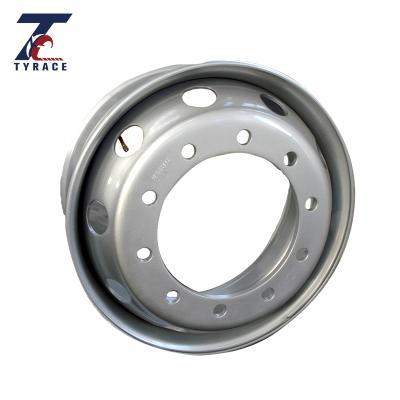 China Truck steel steel wheel rims 22.5x8.25 22.5x9.00 china quality rims for sale