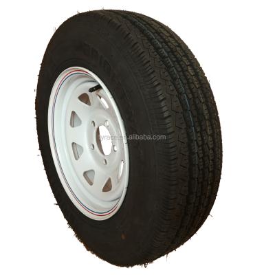 China EEC, DOT Approved Trailer Tires 185R14LT With Tire Rims 14x6 For Boat Trailer 14