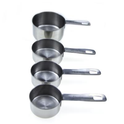 중국 Classic  4pcs Measuring Cup Spoon Stainless Steel Measuring Cups Tool Set 판매용