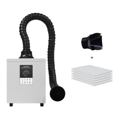 China 150W Hotels Smoke Fog Scrubber Clean Air Welding Fume Extractor FES150 Smoke Purifier Machine for sale