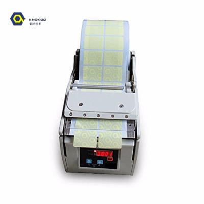 China CLOTHING KNOKOO 5-100mm Width Automatic Label Dispenser Machine X-100 Sticker Label Counting Machine for sale