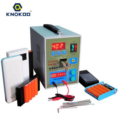 China Building Material Shops High Quality Microcomputer Spot Welding Machine 787A Battery Pulse Knokoo Precision Soldering Station for sale