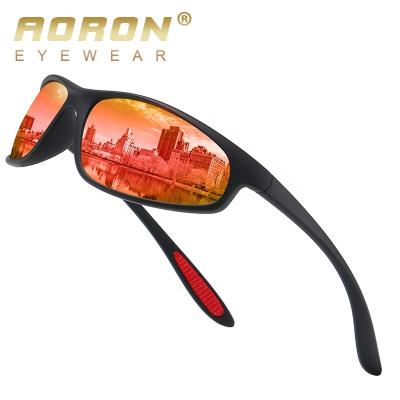 China Professional Baseball Shield Women Sports Sunglasses Men Cycling Running Fishing Driving PC Frame Polarized Sports Sunglasses Mountain Lenses for sale