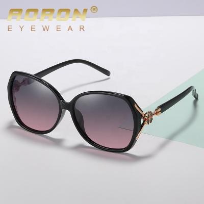 China Aoron Logo Ladies Resin Lens Oculos Sunglasses Custom Made Fashion Gafas Lentes Polarized Trendy Fashion Shades 2021 Sun Glasses Women Sunglasses for sale