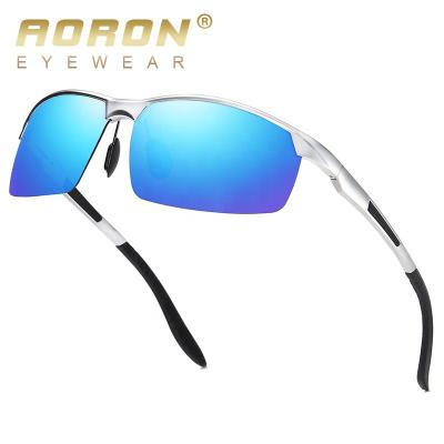 China High Quality Custom Photochromic Cycling Sports Sunglasses Aoron Metal Cycling Night Vision Golf Polarized Sunglasses Water Sports Sun Lenses 8035 for sale