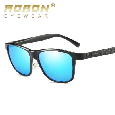 China Square Aoron High End Ultralight Outdoor Square Magnesium Aluminum Frame Polarized Fish Sunglasses Driving Sun Glasses Men A407 for sale