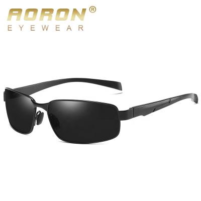 China Outdoor Classic Alloy Men's Aoron Zhejiang Taizhou Metal Night Vision Driving Polarized Sunglasses A511 Sun Glass for sale