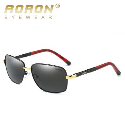 China Rectangle Aoron Top Selling High Quality Mens Rectangle Classic Boy Fashion Polarized Sunglasses Driving Fishing Sun Glasses For Men 8726 for sale