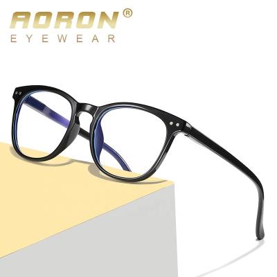 China For Aoron Reading Glass Anti Eyestrain Headache Computer Glasses UV400 Unisex 3003 Blue Light Blocking Clear Glasses for sale