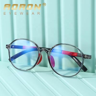 China TR90 Aoron Drop Shipping Fashion Glasses Blue Light Blocking Kids Anti Glasses Eyewear Blue Light Glasses TR1003PG for sale