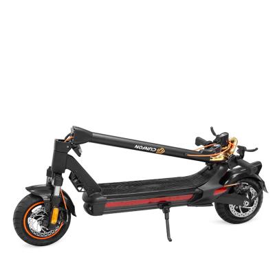 China Cunfon unisex design 10 inch private model pneumatic tire and IP54 waterproof with 800w motor double brake electric scooter for adult for sale