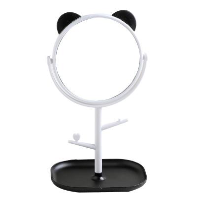 China New Shape Cute Cat Lighted Double Sided Makeup Mirror for sale