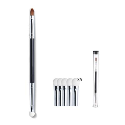 China 2022 New Fashion Flat Brush Single Flat Eyeshadow Brush Concealer Makeup Brush Factory Wholesale Private Label Brush for sale