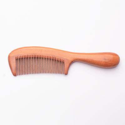 China Factory Wholesale Home Horn Logo Red Sandalwood Custom Comb for sale