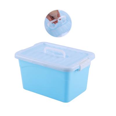 China Household Large Capacity Sustainable Wholesale Multifunctional Plastic Storage Box With Custom Color for sale