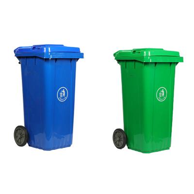 China Environmentally Sustainable Plastic Trash Can Factory Outdoor Large Trash Can Street Direct for sale