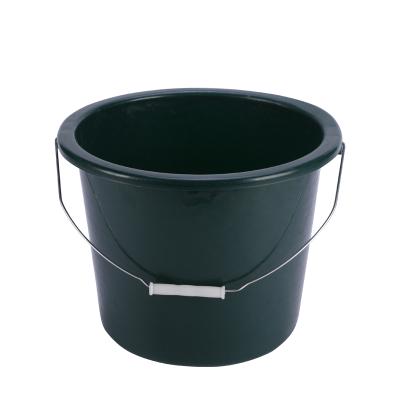 China Sustainable High Quality Custom Round Plastic Bucket With Handle Household Water Storage for sale