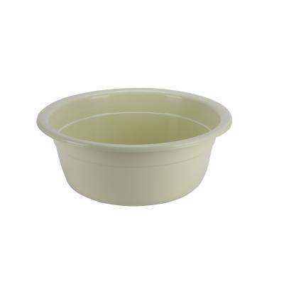 China Customized Sustainable Color PP Material Environmental-friendly Bathroom Hand Plastic Round Wash Basin for sale