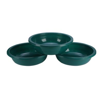 China Hot Selling Sustainable Factory Dark Green Plastic Tub Bathroom Hard Plastic Plunge Basin for sale