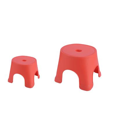 China Modern Stylish Simplicity Safe And Non-slip Stackable Home Furniture Small Sizes Plastic Stools for sale