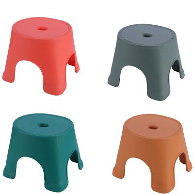 China Cheap Portable Minimalist Plastic Stools Wholesale Modern Cheap Price New Design for sale