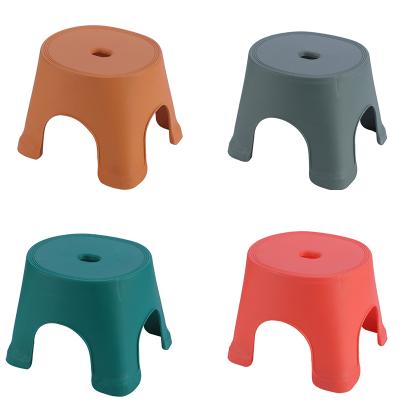 China Modern minimalist high quality cheap non foldable home furniture plastic stool for sale