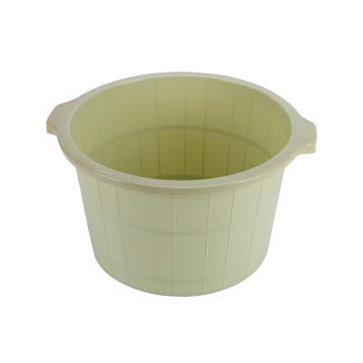 China Sustainable Light Weight And Durable Large Plastic Foot Washbasin Massage Brewing Foot Bath Basin for sale