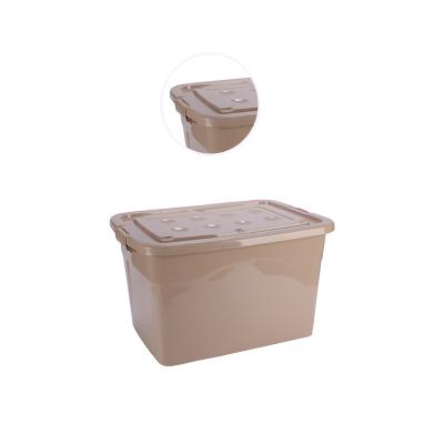 China Sustainable China Made Large Plastic Storage Container Storage Box Set With Wheels And Handle for sale