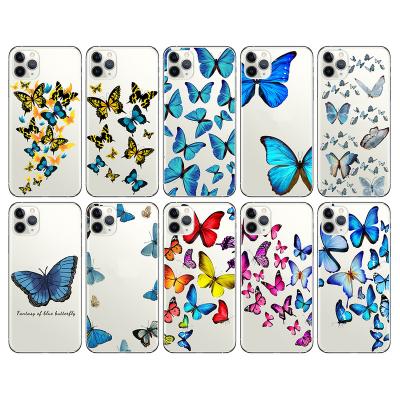 China Shockproof Best Selling Items Cute style fashion relife butterfly designer 3d sublimation mobile phone cases for iphone 11 and 12 series for sale