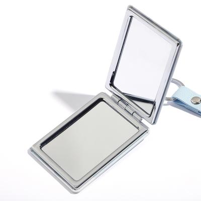 China 2021 New Arrival Minimalist Customize Colorful Customizable Compact Mirror Square Makeup Mirror for sale