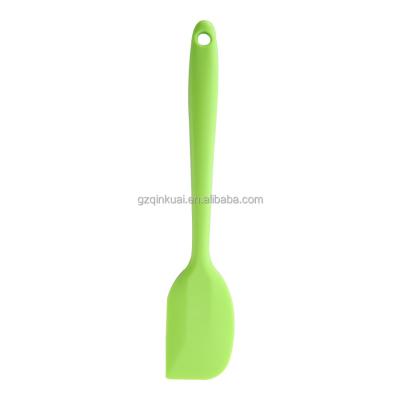 China 11 Inch Kitchen Silicone Butter Cream Disposable Cake Spatula Batter Mixing Scraper for Baking for sale