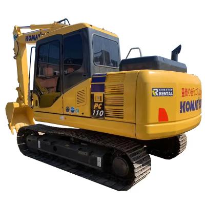 China Home\Construction\Agriculture\Construction Used Komatsu Hydraulic Crawler Excavator PC110-7 11 Ton Medium Excavator For Sale for sale