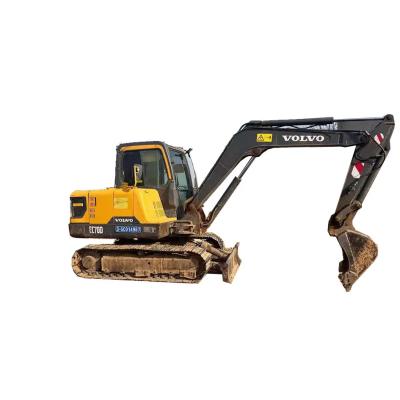 China Multifuction Used Excavator Original VOLVO EC60D Excavator Perfect State Machine Durable Digging Work Used Volvo EC60 Excavator for sale