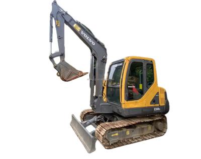 China High Quality Used Volvo EC55B/EC60D Multifuction Mini Excavators Backhoe Hydraulic Crawler 5tons 6tons Used Excavators for sale