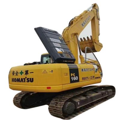 China Large Japan Used Komatsu Construction Excavator Machine For Sal 0.65m™ PC160 16ton Second; ³ for sale