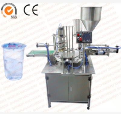 China Beverage Cocktail Cup Machine Mineral Water Cup Filling Sealing Filling Machines for sale