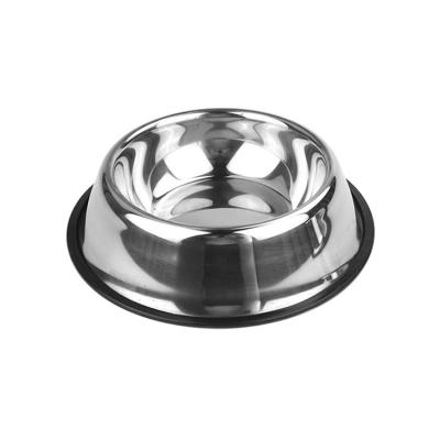 China Factory direct non-slip stainless steel food bowl viable supply good prices for pets for sale