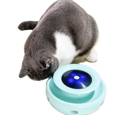 China Cat Interactive Toys Stocked With Smart Trigger, Real Animal Healthy Toys For Cats, Catnip Cat Toy Plastic Round 20*10cm Stocked for sale