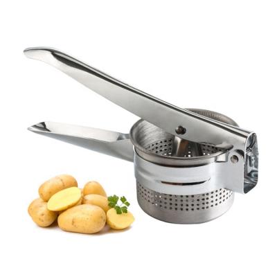 China Sustainable Competitive Price Kitchen Gadgets Food Grade Manual Stainless Steel Kitchen Potato Grinder for sale