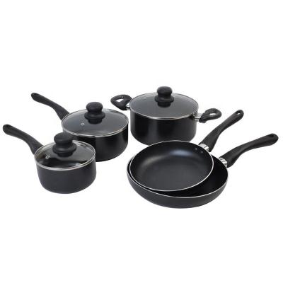 China Good Quality Viable Factory Directly Stick Pan Cookware Pot Set Aluminum Cooking Fry Non Chef 10 Pieces for sale