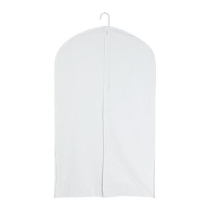 China Reusable White PVC Suit Cover With Zipper Waterproof Clothing Dust Bag Garment Bag for sale