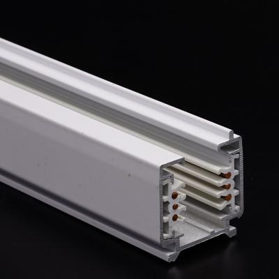 China Modern DALI Phase 6 3 Wire Track Rail System Led Rail Track 1M, 2M, 3M for sale