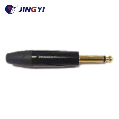 China audio & 6.3mm Video Jack Cable Connector Plugs Stereo Audio Adapter Plug To Jack Connector for sale