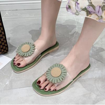 China Lightweight Professional Manufacturer Women Shoes Summer Slippers Designers Flat Slippers For Women for sale